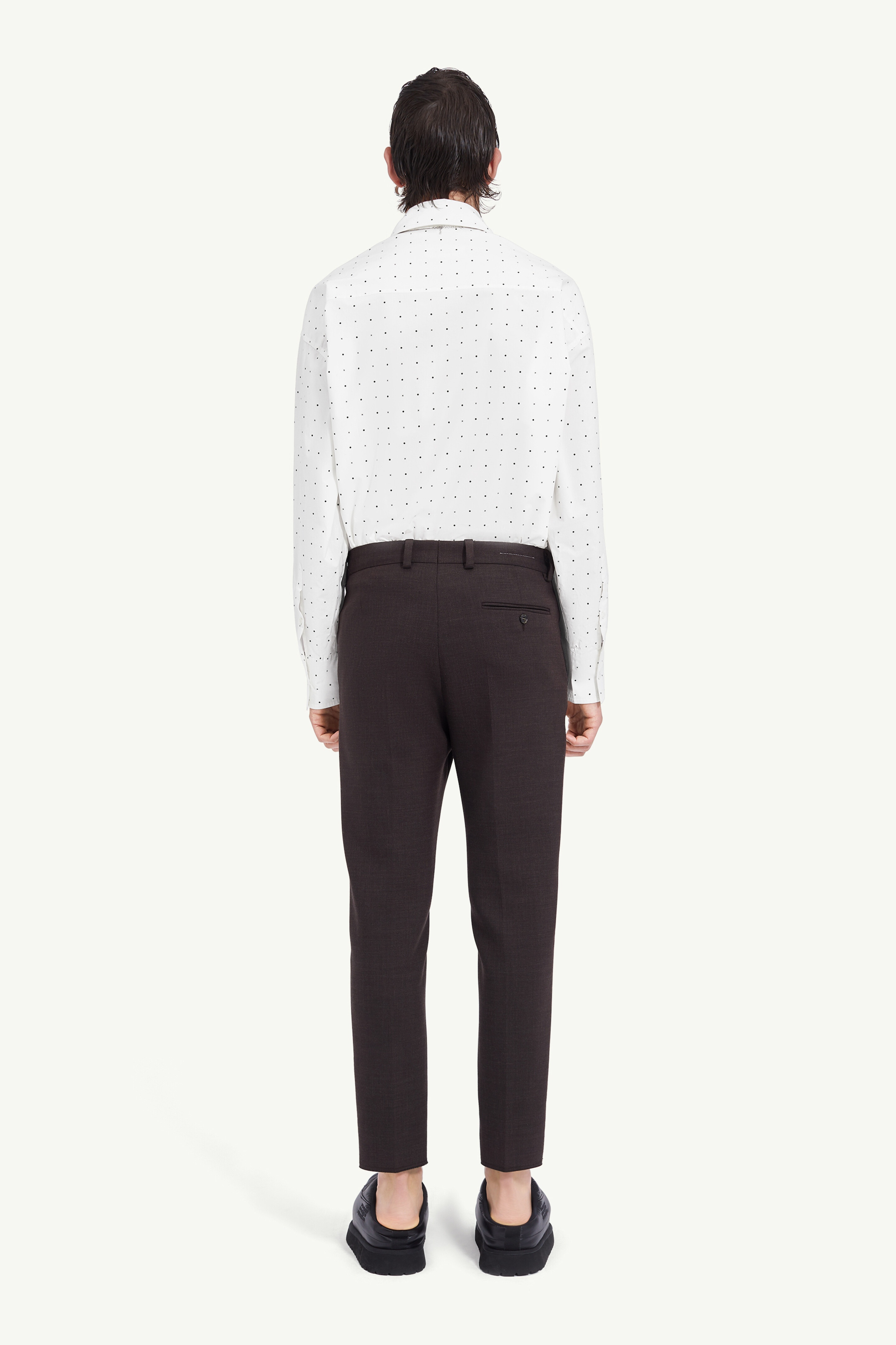 Slim tailored trousers - 4