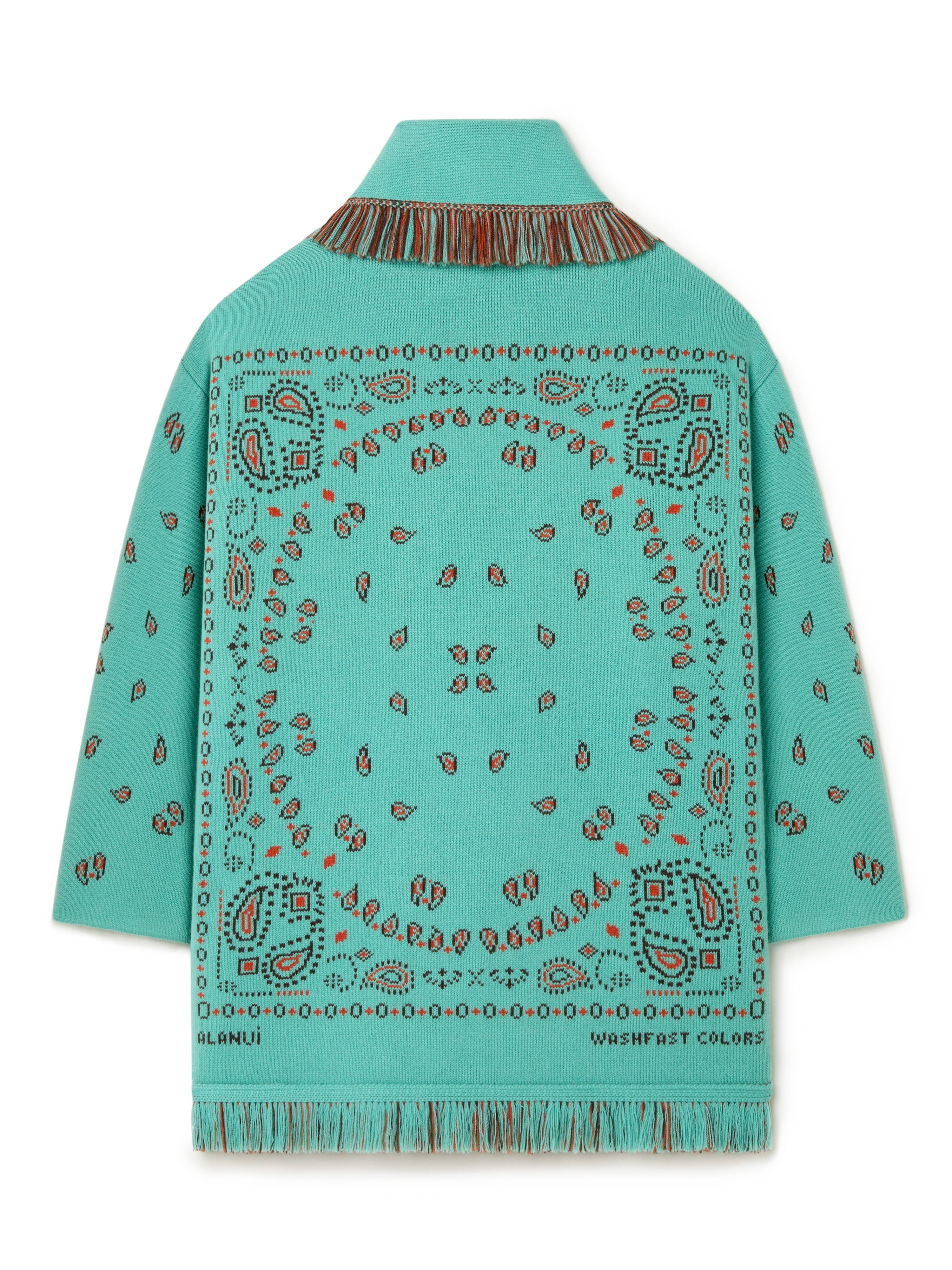 Bandana Jacquard Cardigan - 3