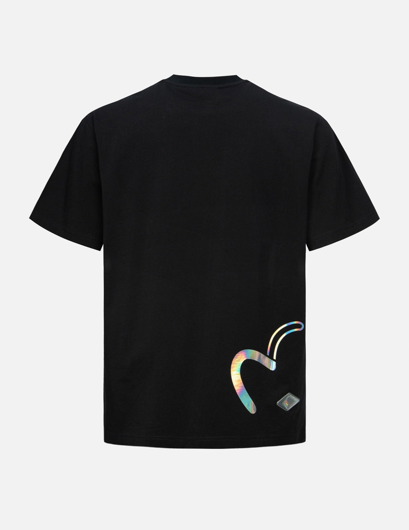 EVISU Kamon and Iridescent Seagull Print Regular Fit T-Shirt outlook