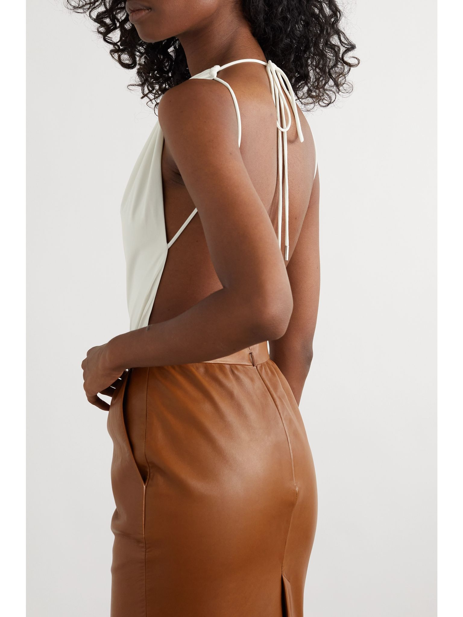 Open-back swimsuit White - 3