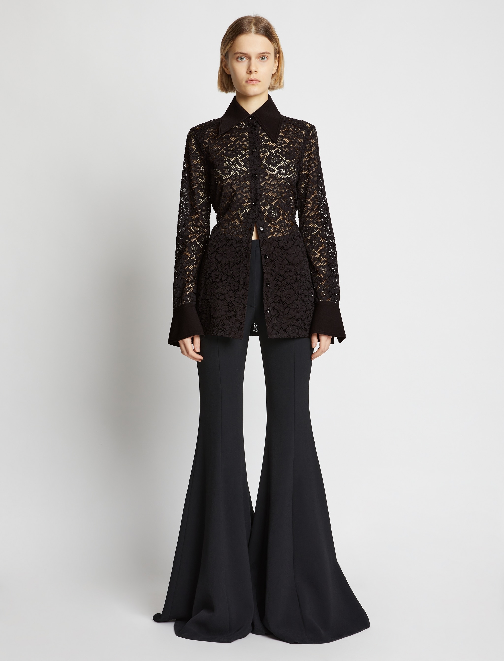 Stretch Lace Shirt - 3