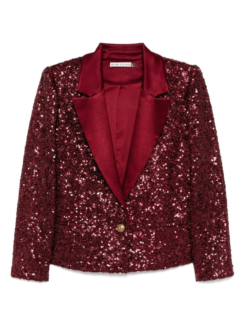 Denny Boxy Sequined 블레이저 1