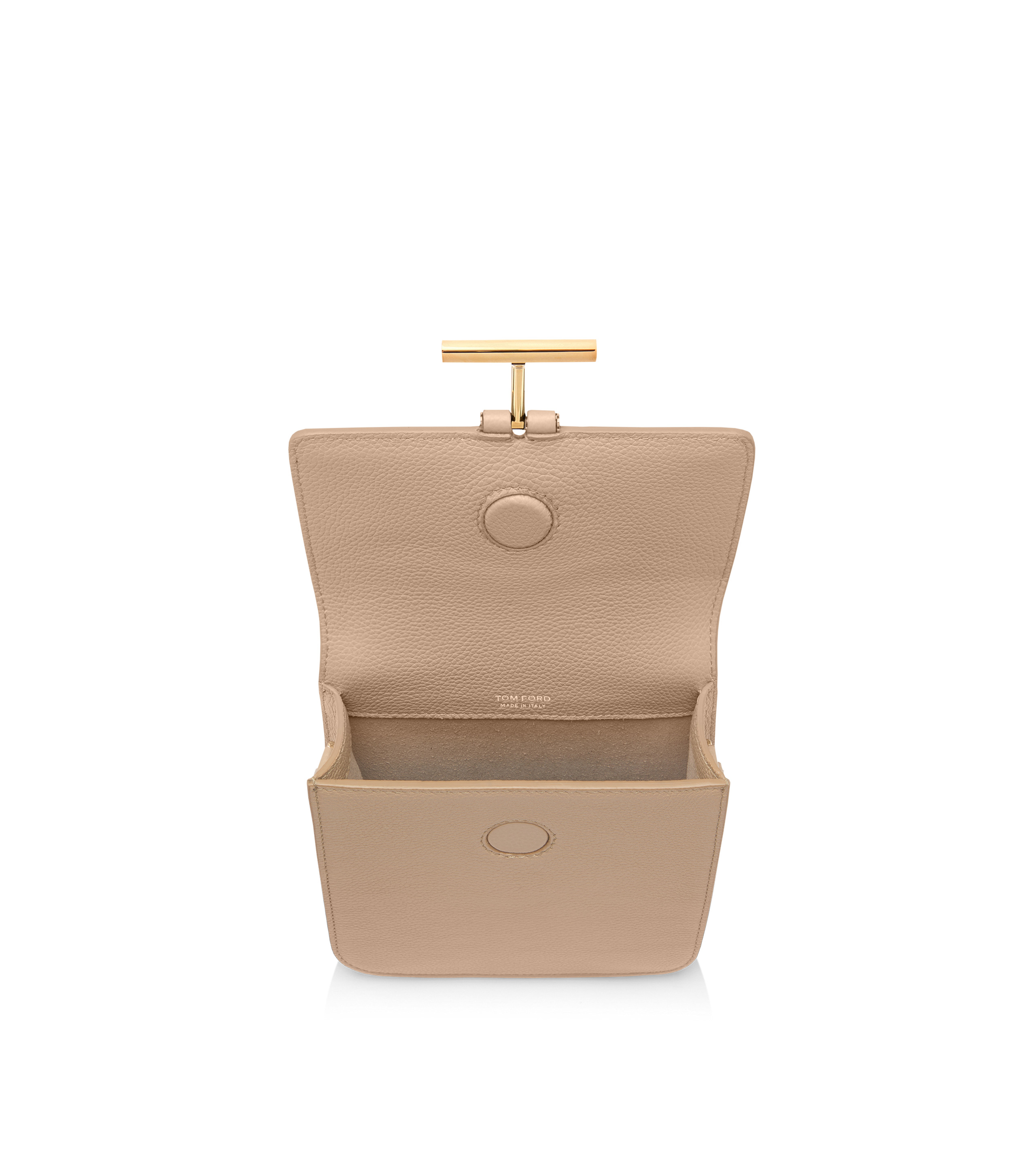 GRAIN LEATHER TARA MINI BAG ON STRAP - 4