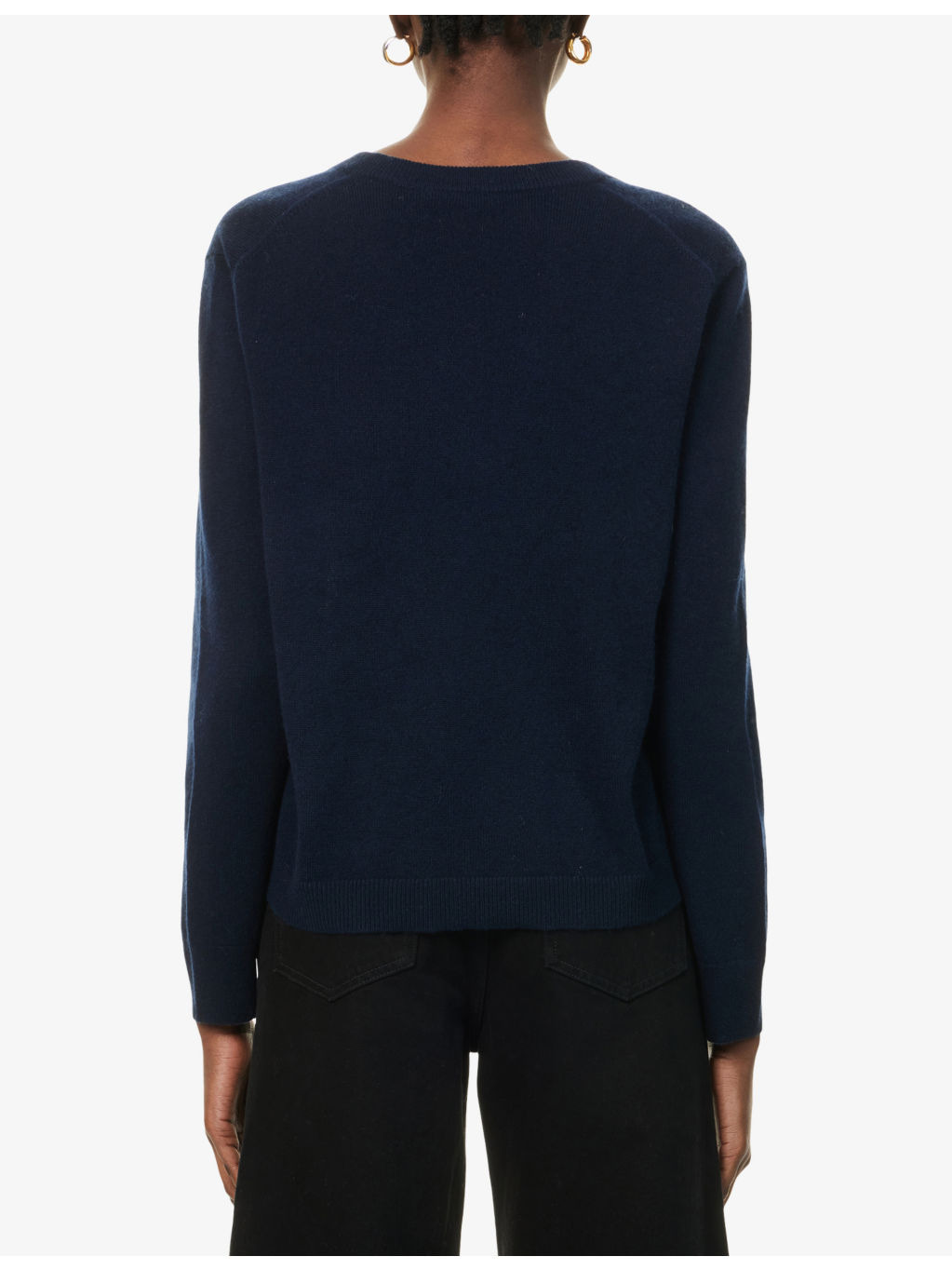 Flynn V-Neck Cashmere Jumper - 4
