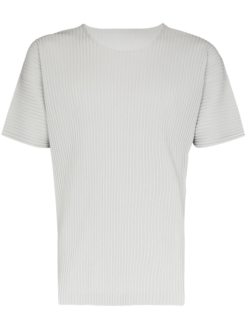 pleated short-sleeve T-shirt - 1