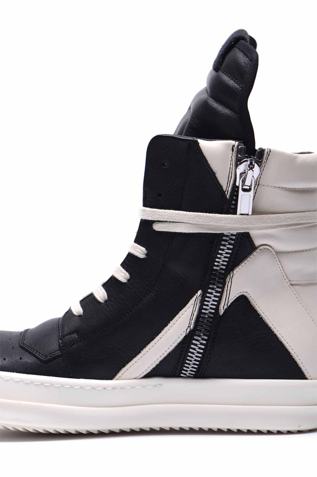 Rick Owens RICK OWENS Geobasket Sneakers Black/Milk