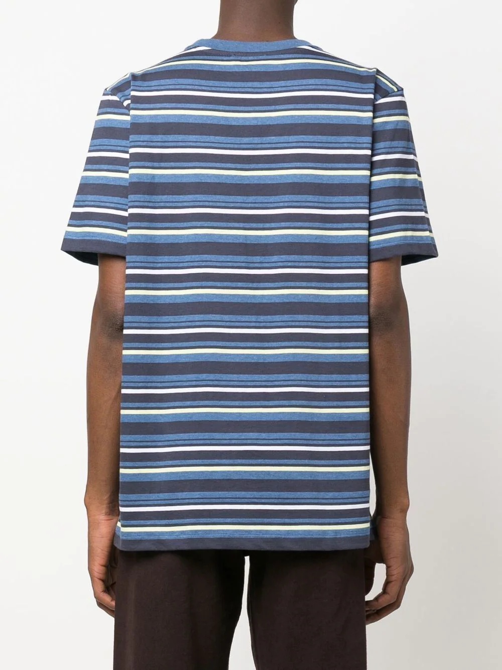 striped short-sleeve T-shirt - 4