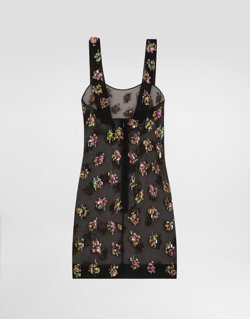 Organza dress with embroidery 7