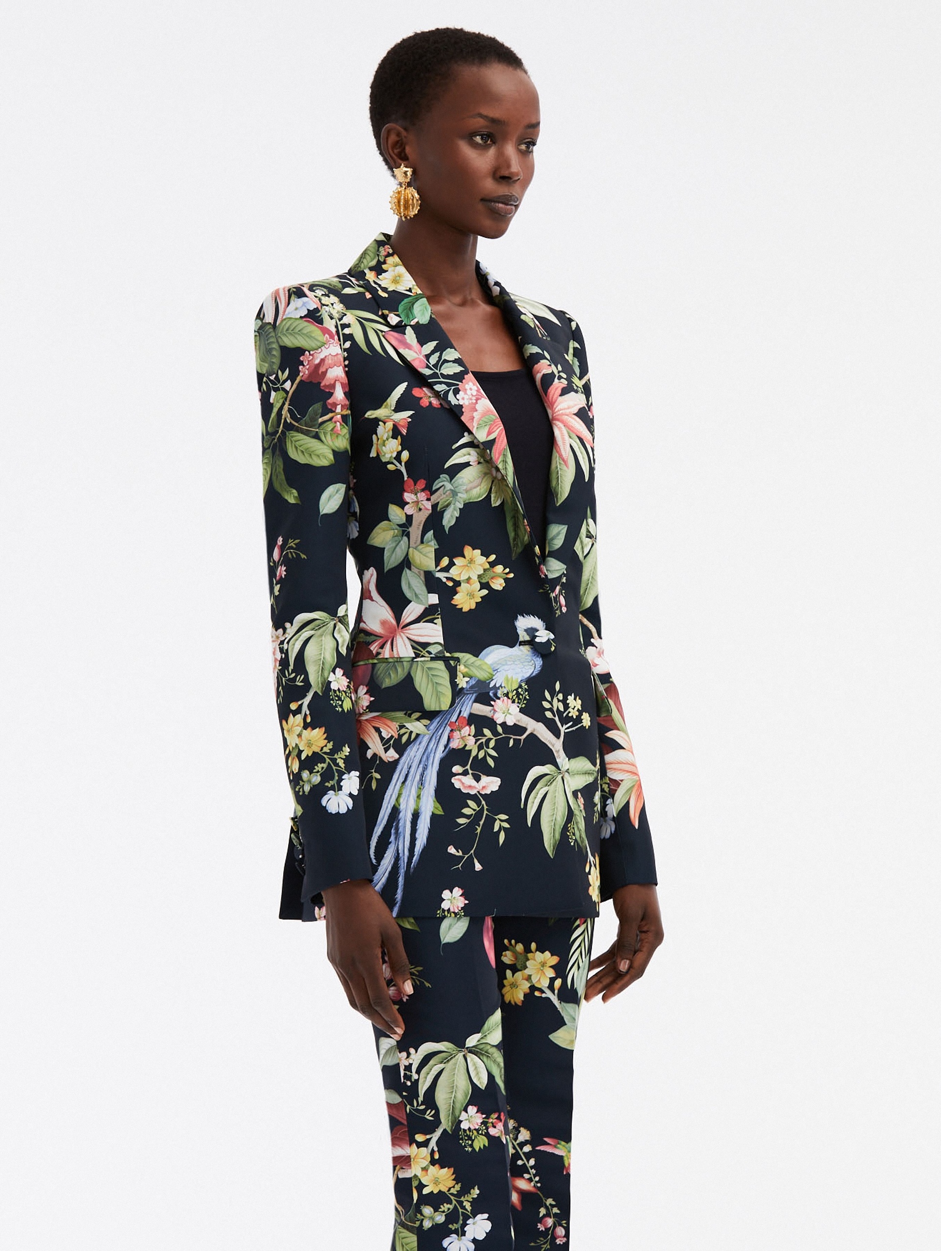 DEGRADE FLORA & FAUNA FAILLE JACKET - 3