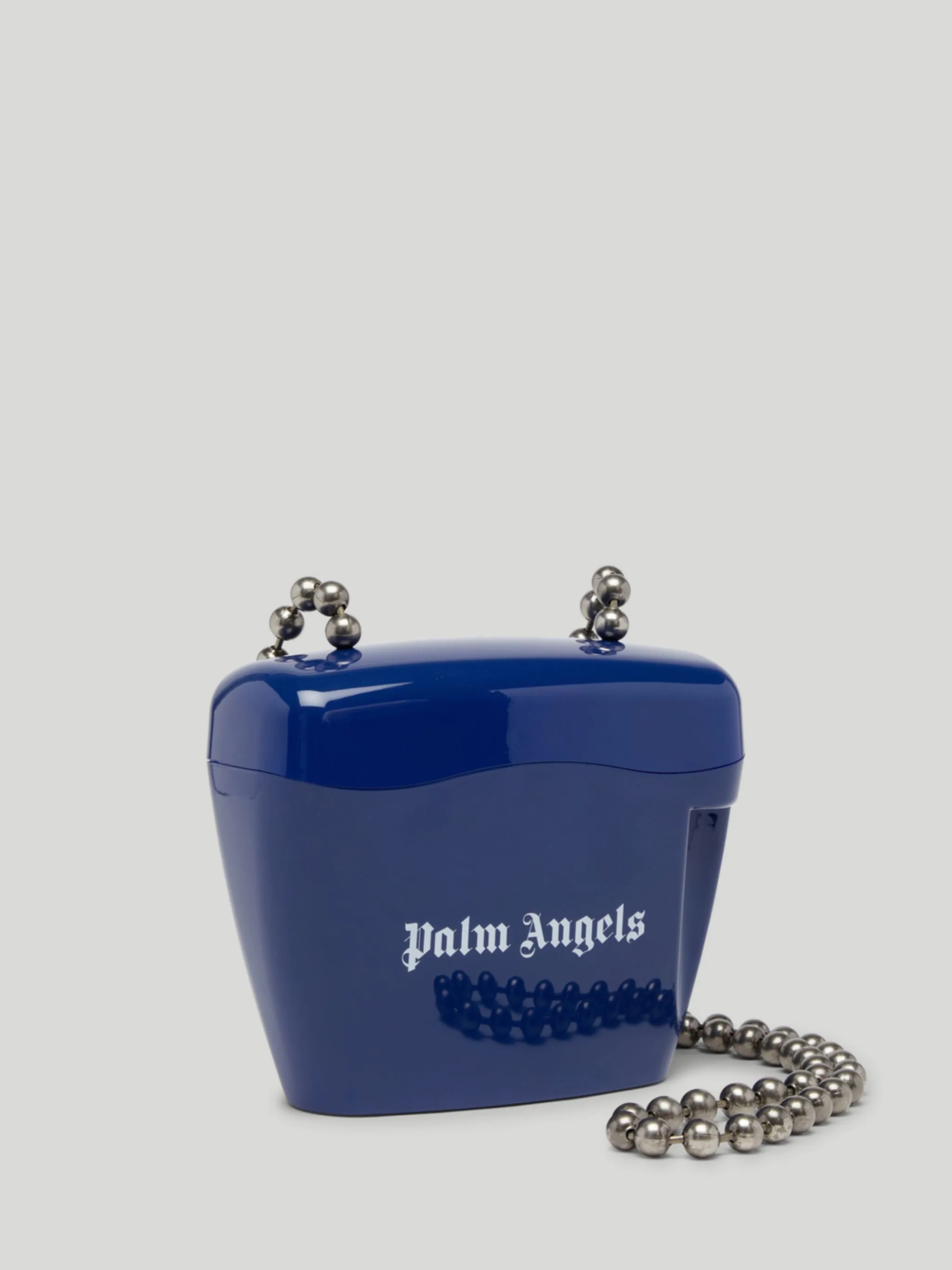 MINI NAVY BLUE PADLOCK BAG - 3