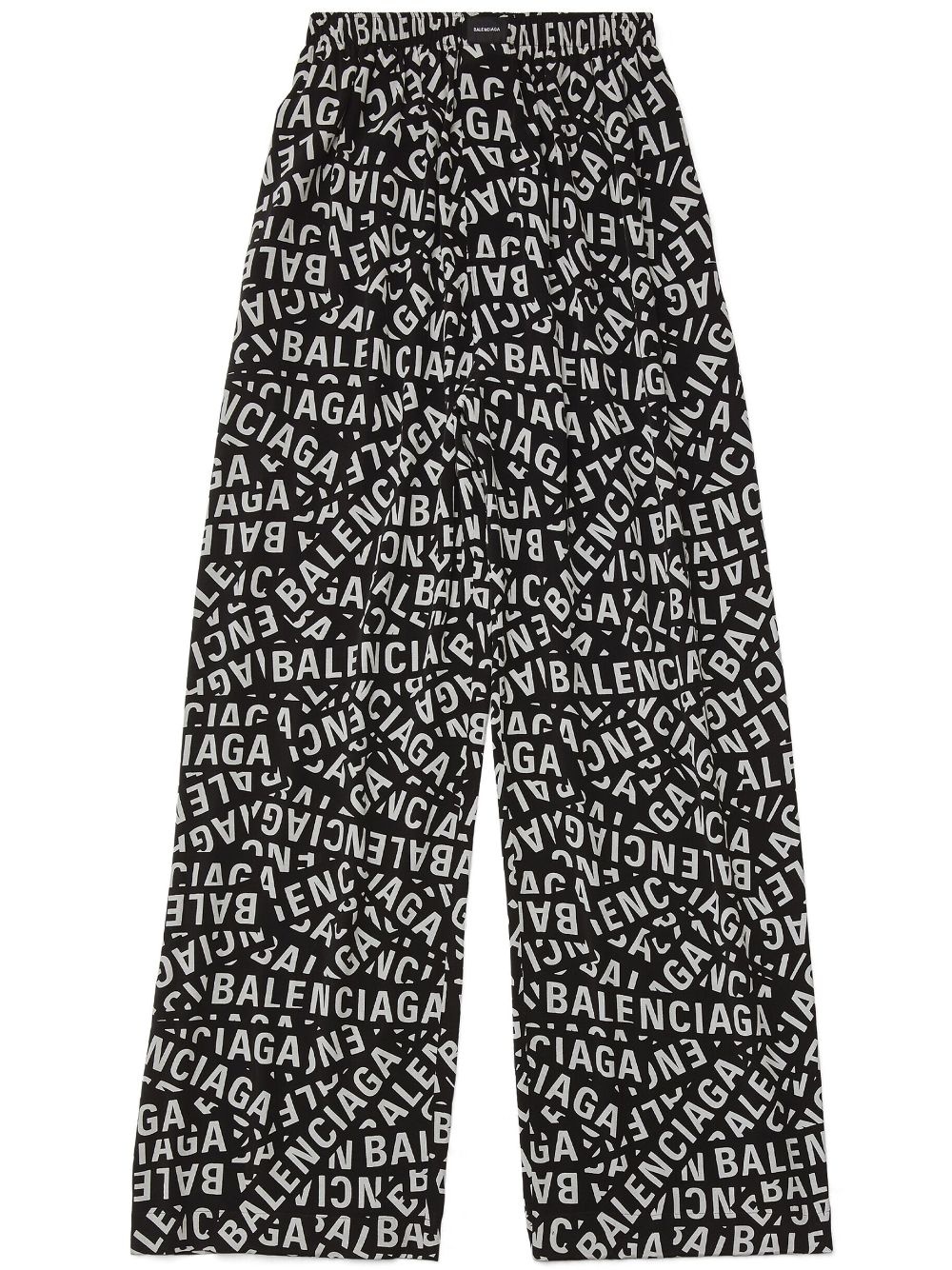 logo-print wide-leg trousers - 1