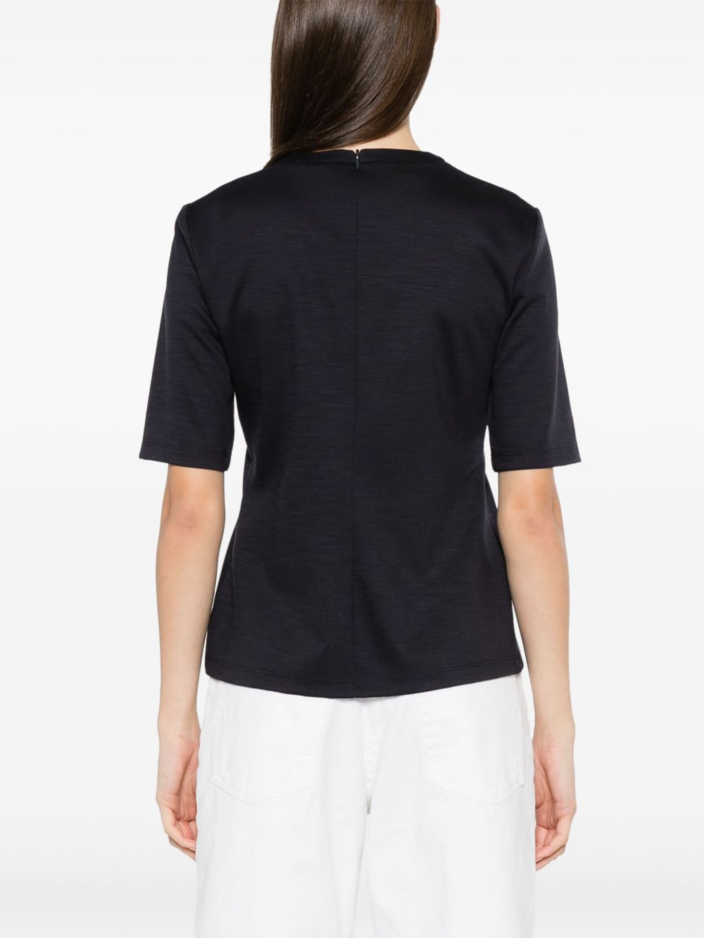 Max Mara Women Logo Wool T-Shirt - 4