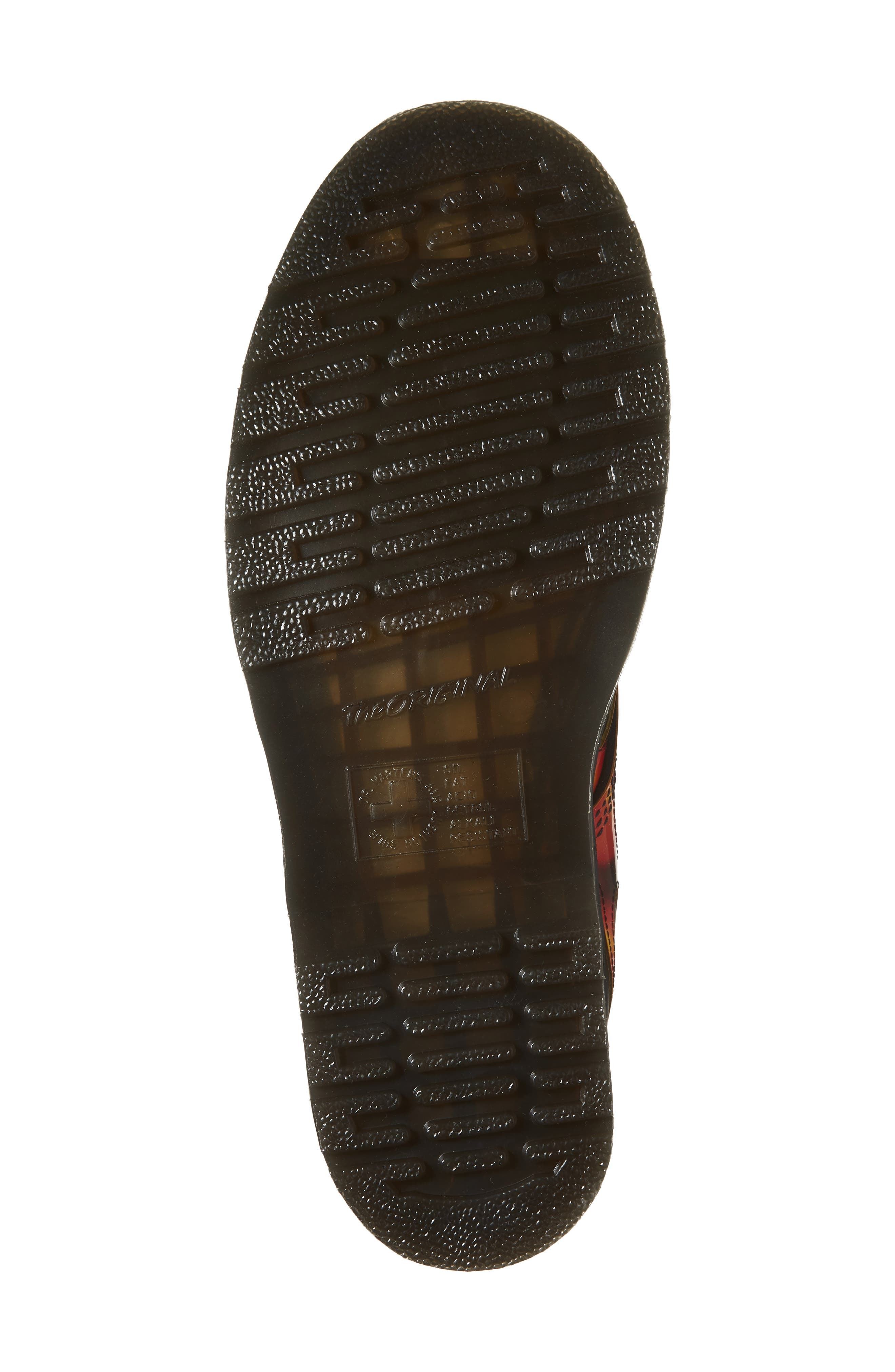 Dr. Martens 1460 Pascal Flame Boot in Black /Vibrant Red at Nordstrom - 6