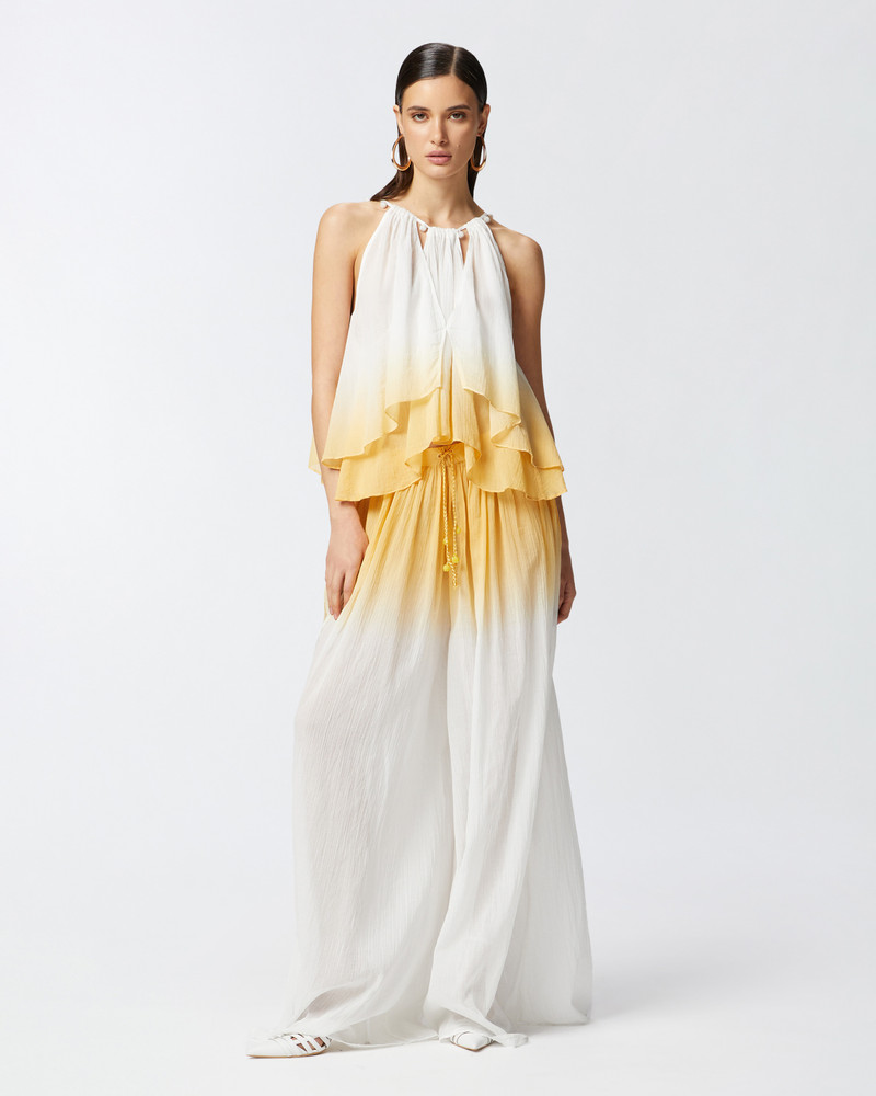 VOLUMINOUS SLEEVELESS TOP WITH SHADE 3