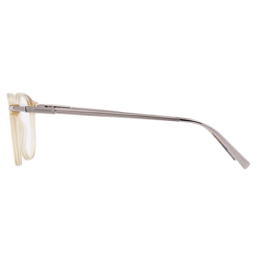 Ferragamo Demo Oval Men's Eyeglasses SF2976 330 51 - 4