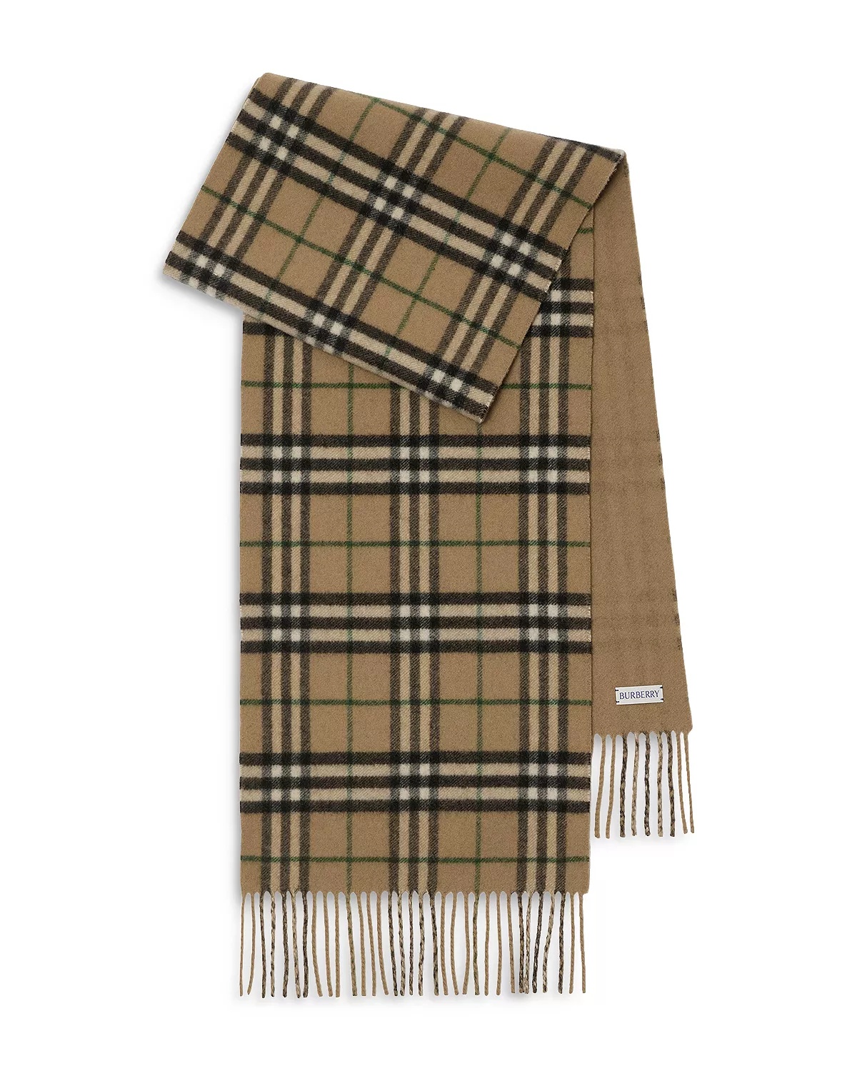 Reversible Check Cashmere Scarf - 1