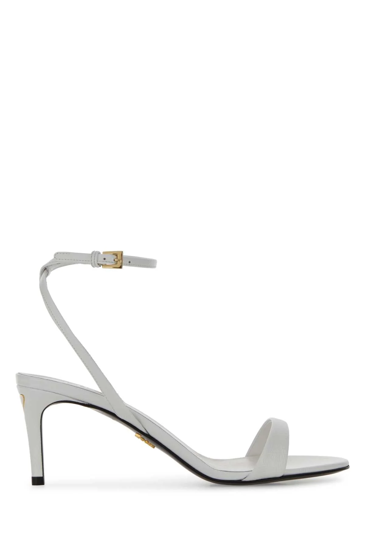 White Leather Sandals Bianco Sandali - 1