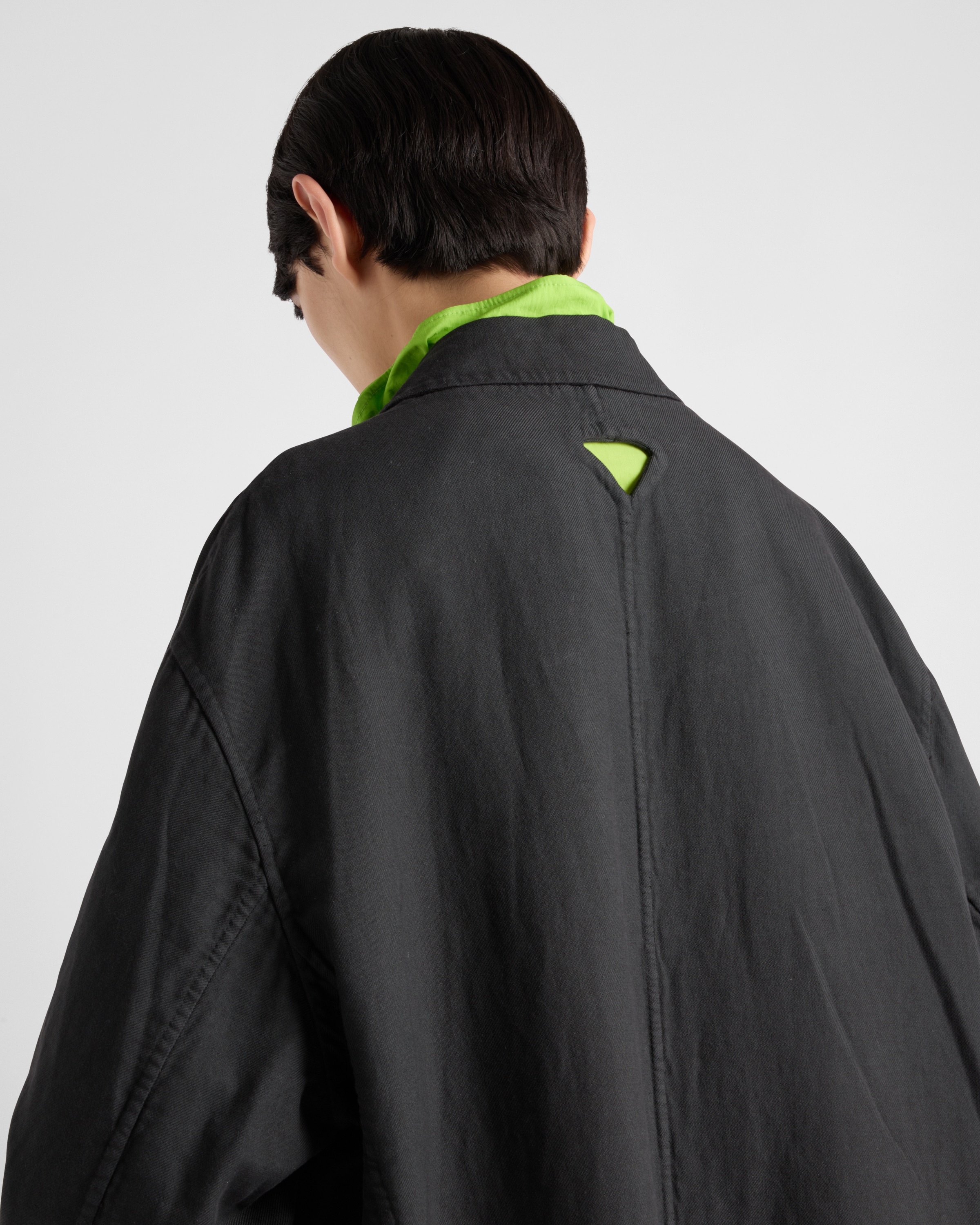 Single-breasted cotton coat - 6