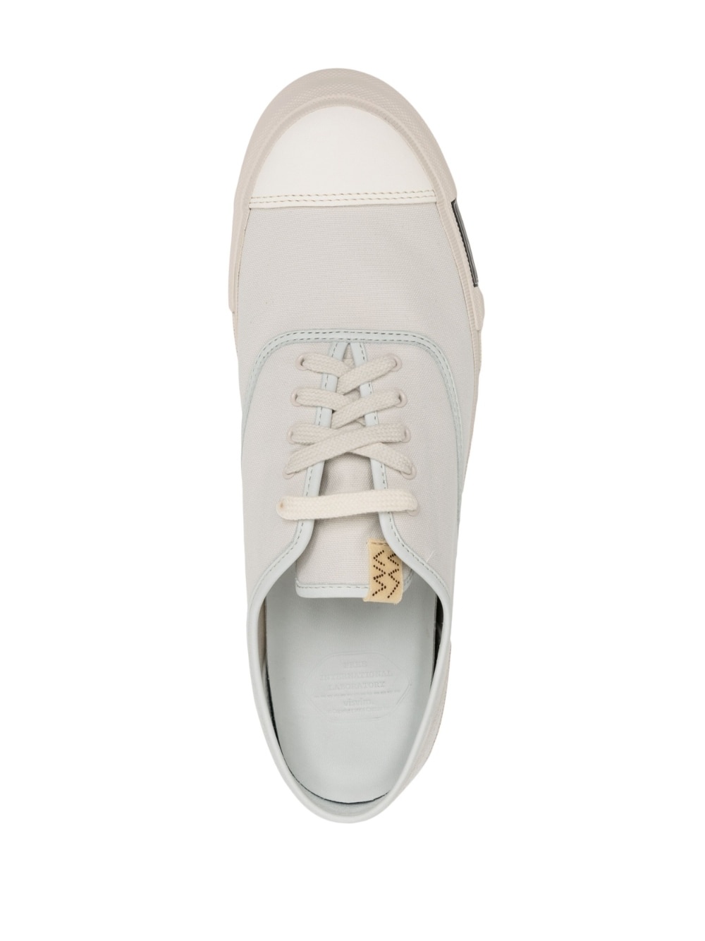 low-top cotton sneakers - 4