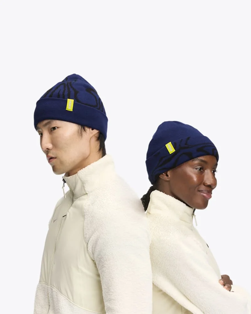 Winter Beanie Hiking Shoes in Midnight Blue - 1