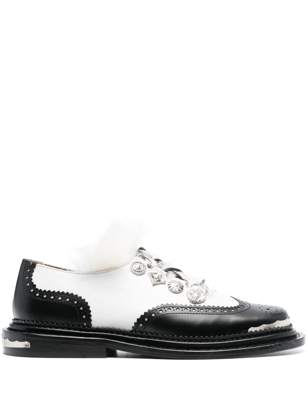 TOGA PULLA two-tone 35mm embellished oxford shoes | REVERSIBLE