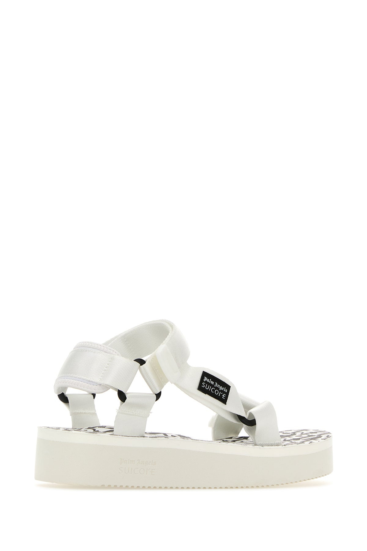 White fabric Palm Angels x Suicoke sandals - 3
