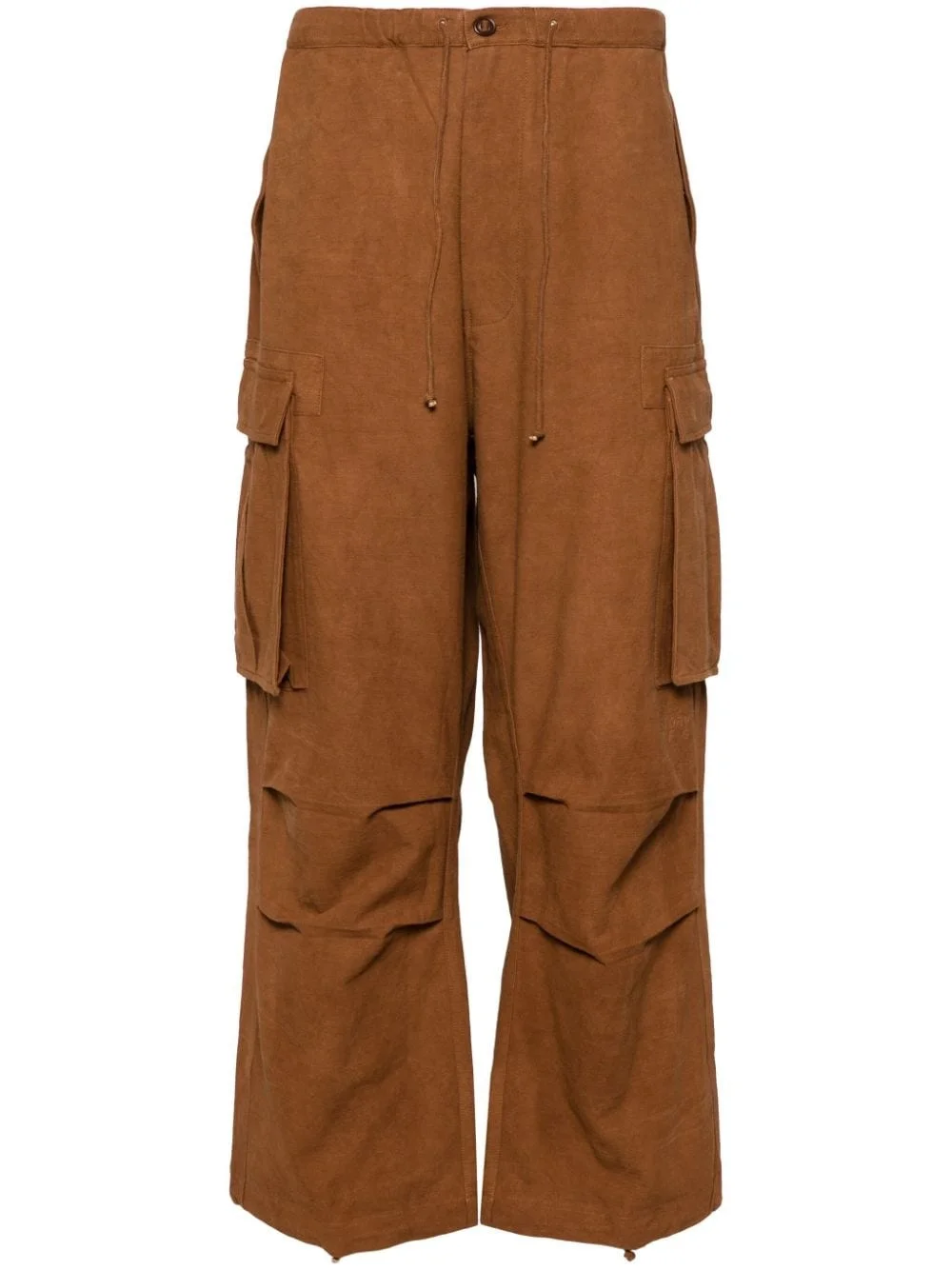 organic cotton cargo trousers - 1