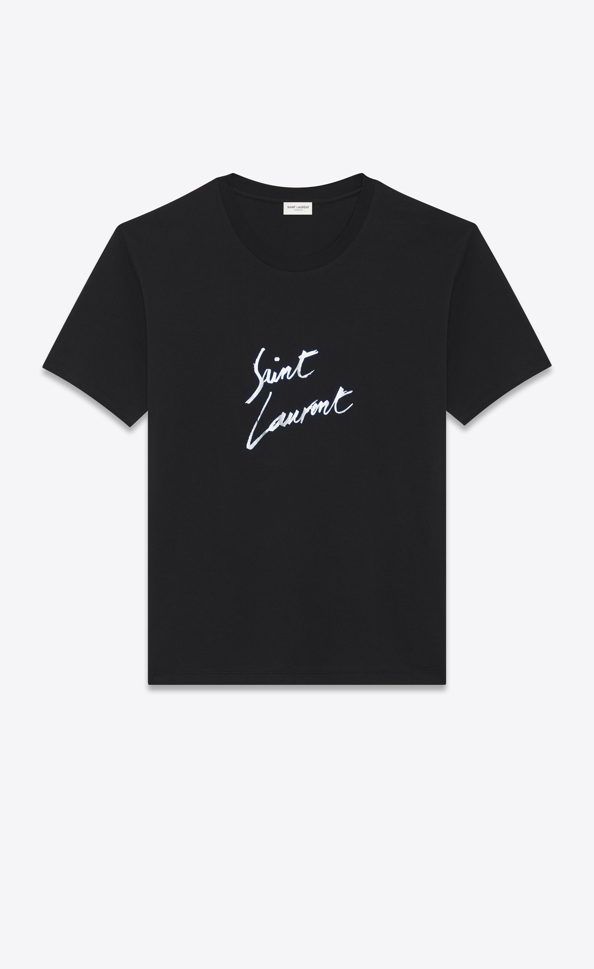 saint laurent signature t-shirt - 3