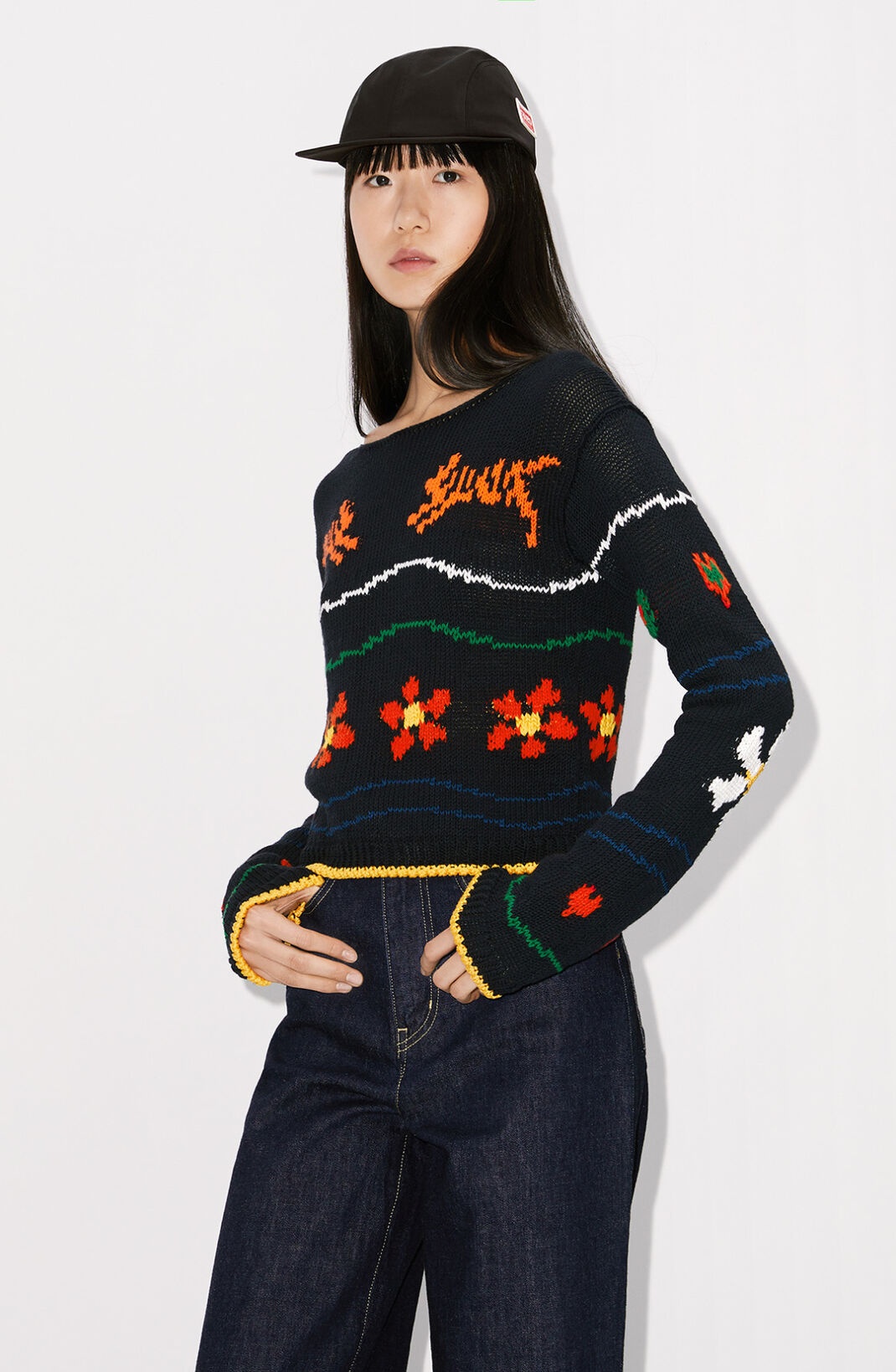 'KENZO Pixel' cropped jumper - 4