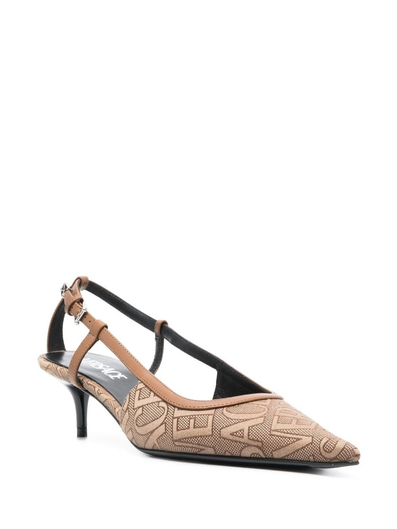 VERSACE Allover-jacquard 65mm pumps outlook