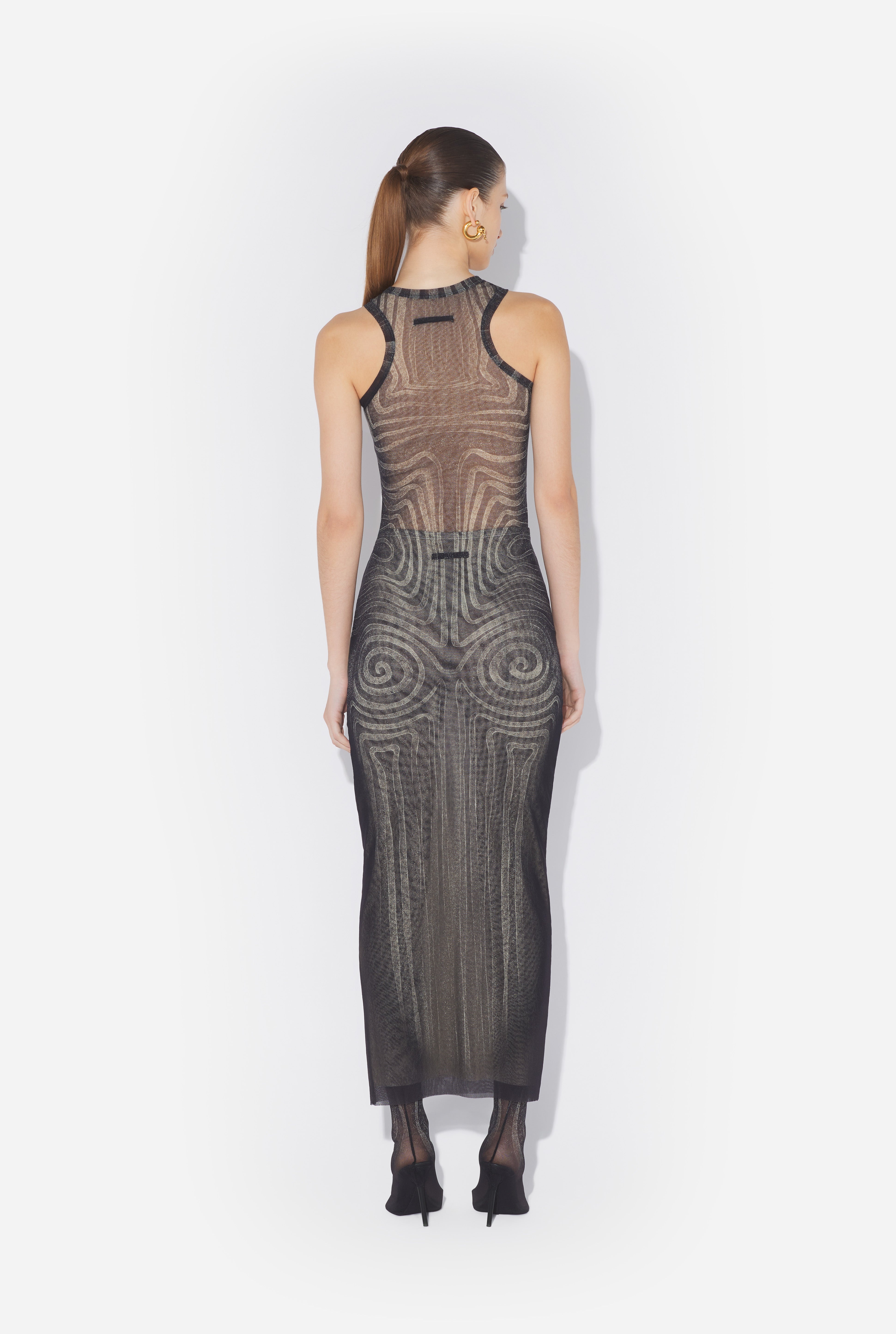 THE LONG BLACK “SPIRALE” SKIRT - 2