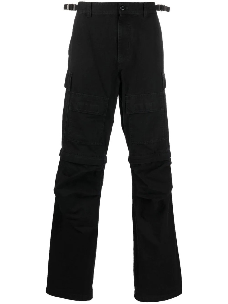 straight-leg cargo trousers 1