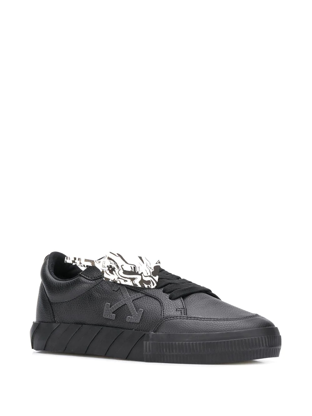 low top vulcanised sneakers - 2