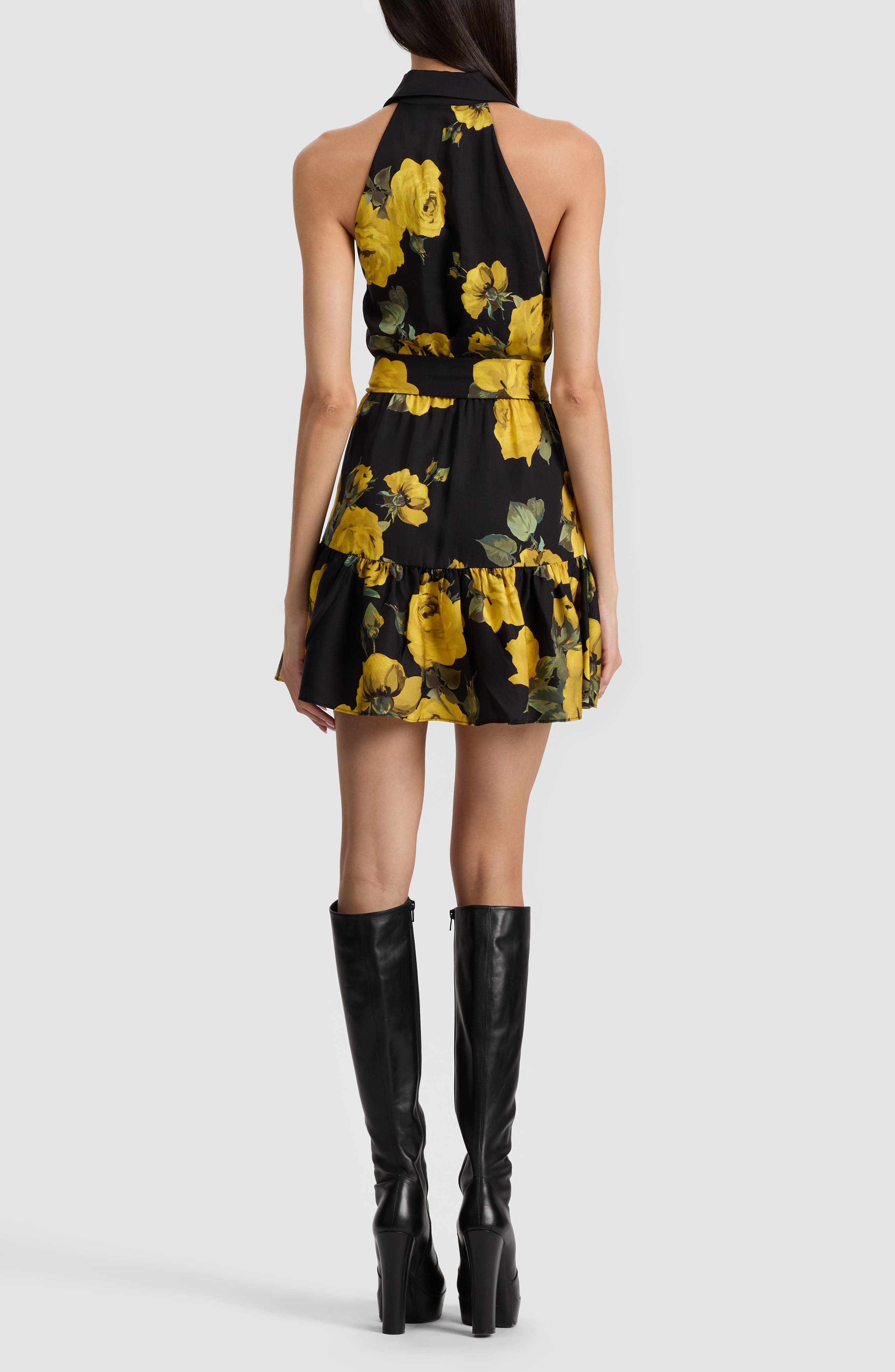 Alice + Olivia Miranda Floral Tiered Minidress in Rosehips at Nordstrom - 2