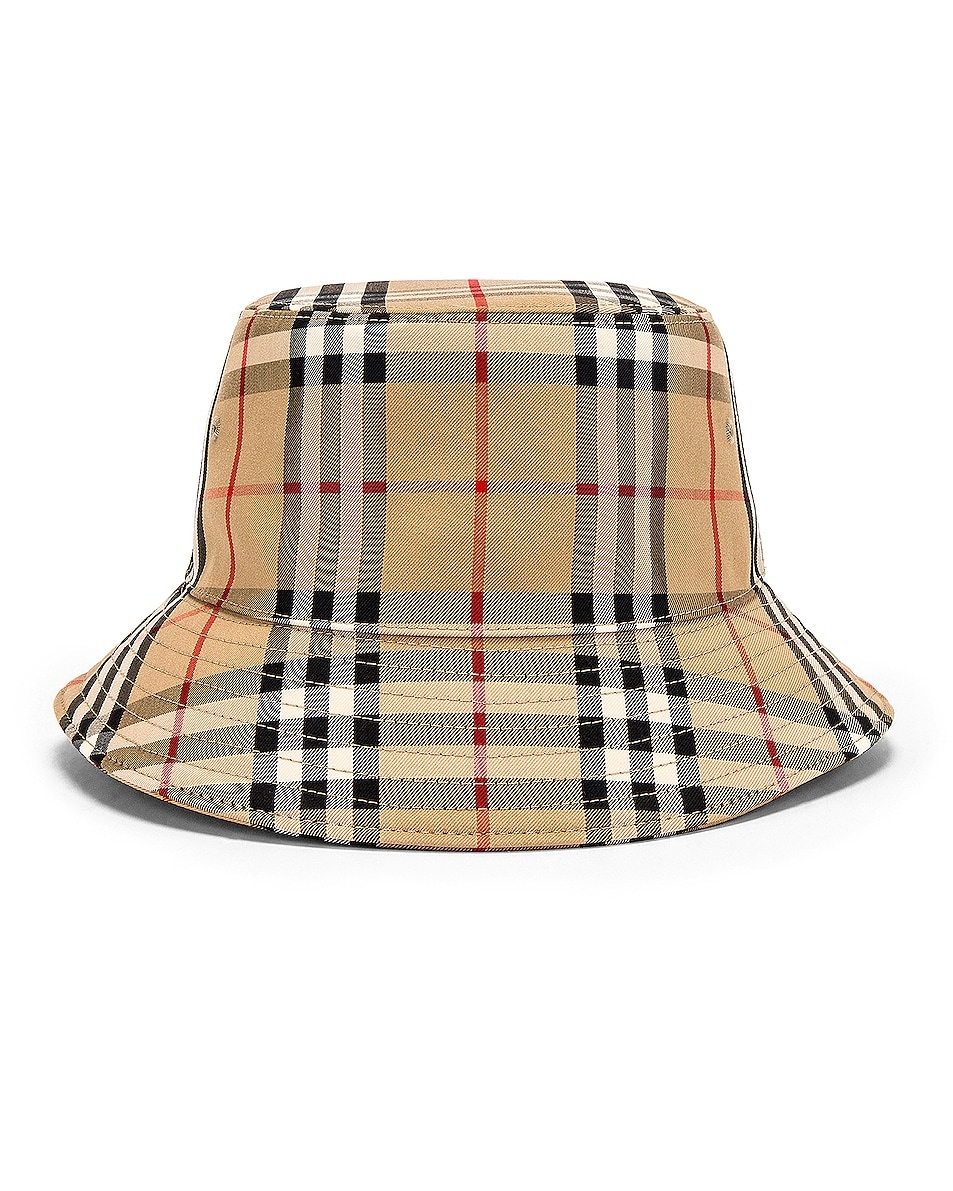 Heavy Cotton Check Bucket Hat - 4