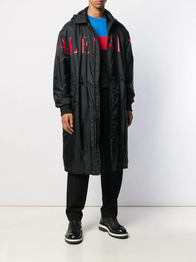 Valentino logo raincoat outlook