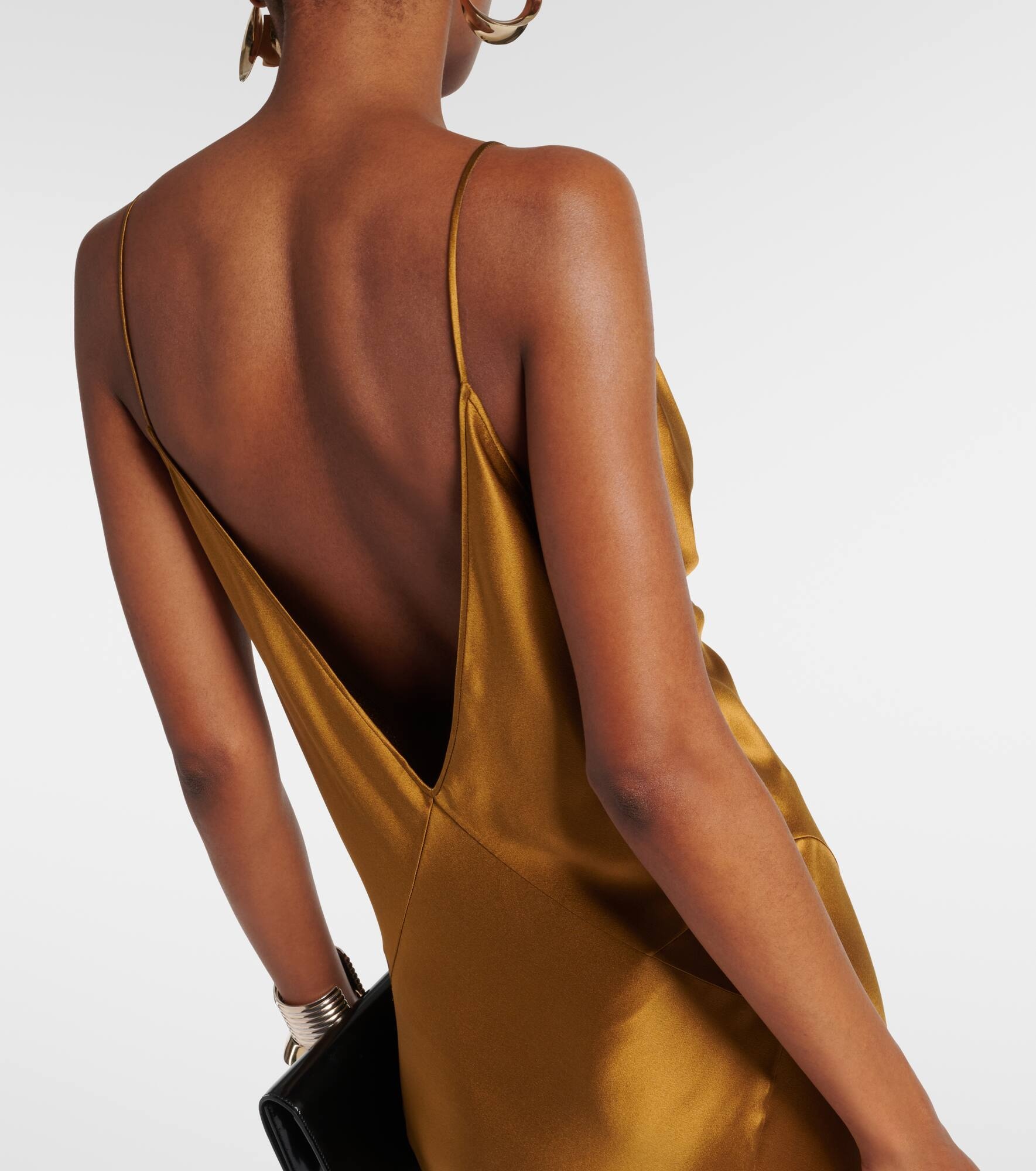 Satin maxi dress - 6