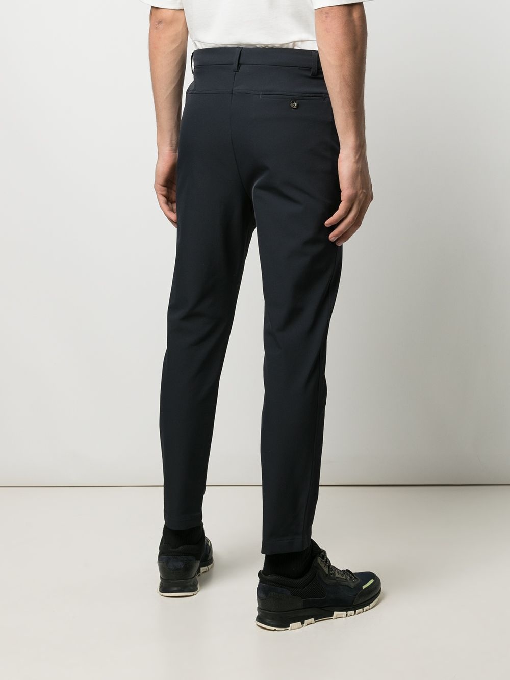 mid-rise tapered trousers - 4