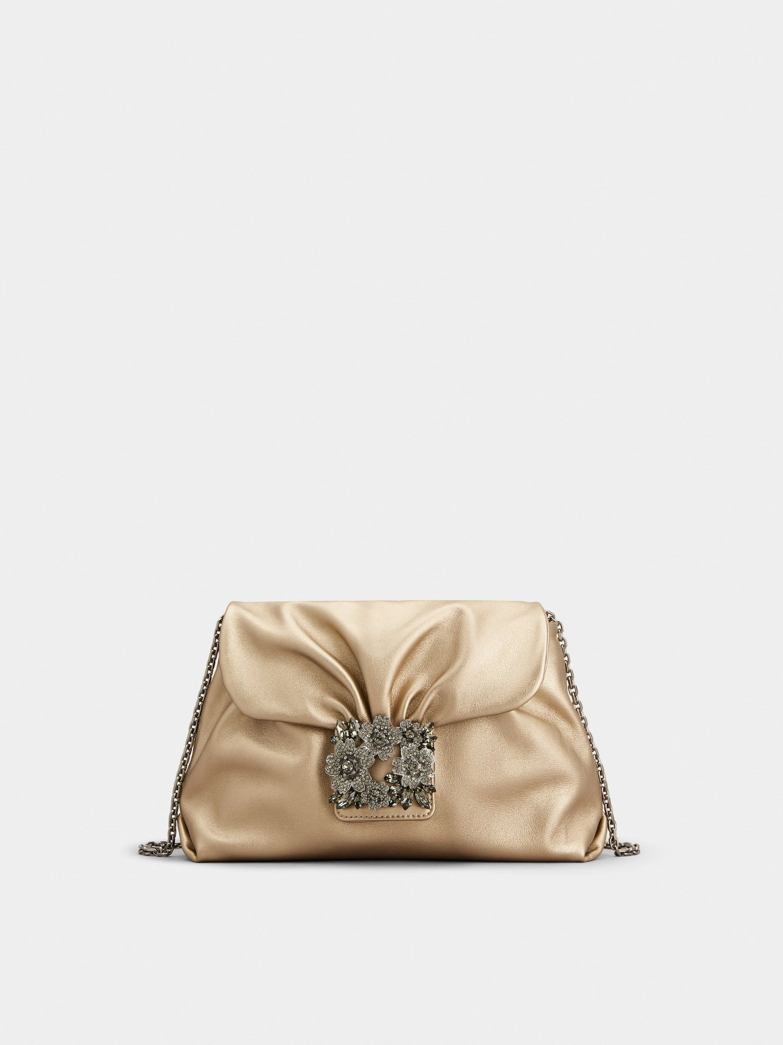 Efflorescence Mini Clutch in leather - 1