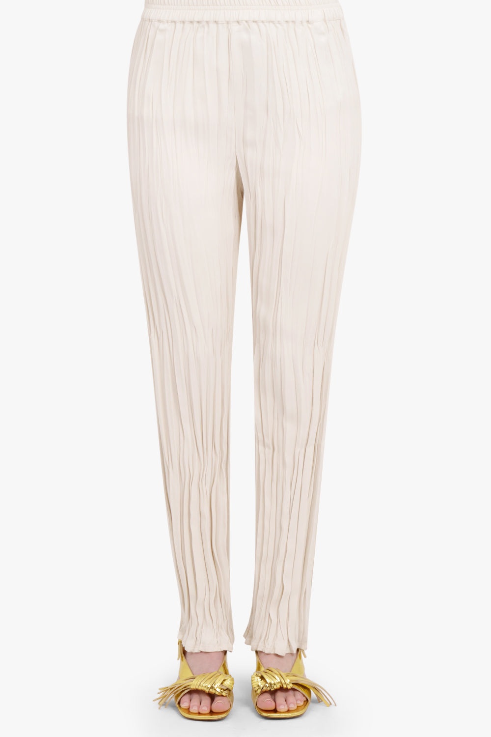 MAISIE PLISSE PANT | CREAM - 3