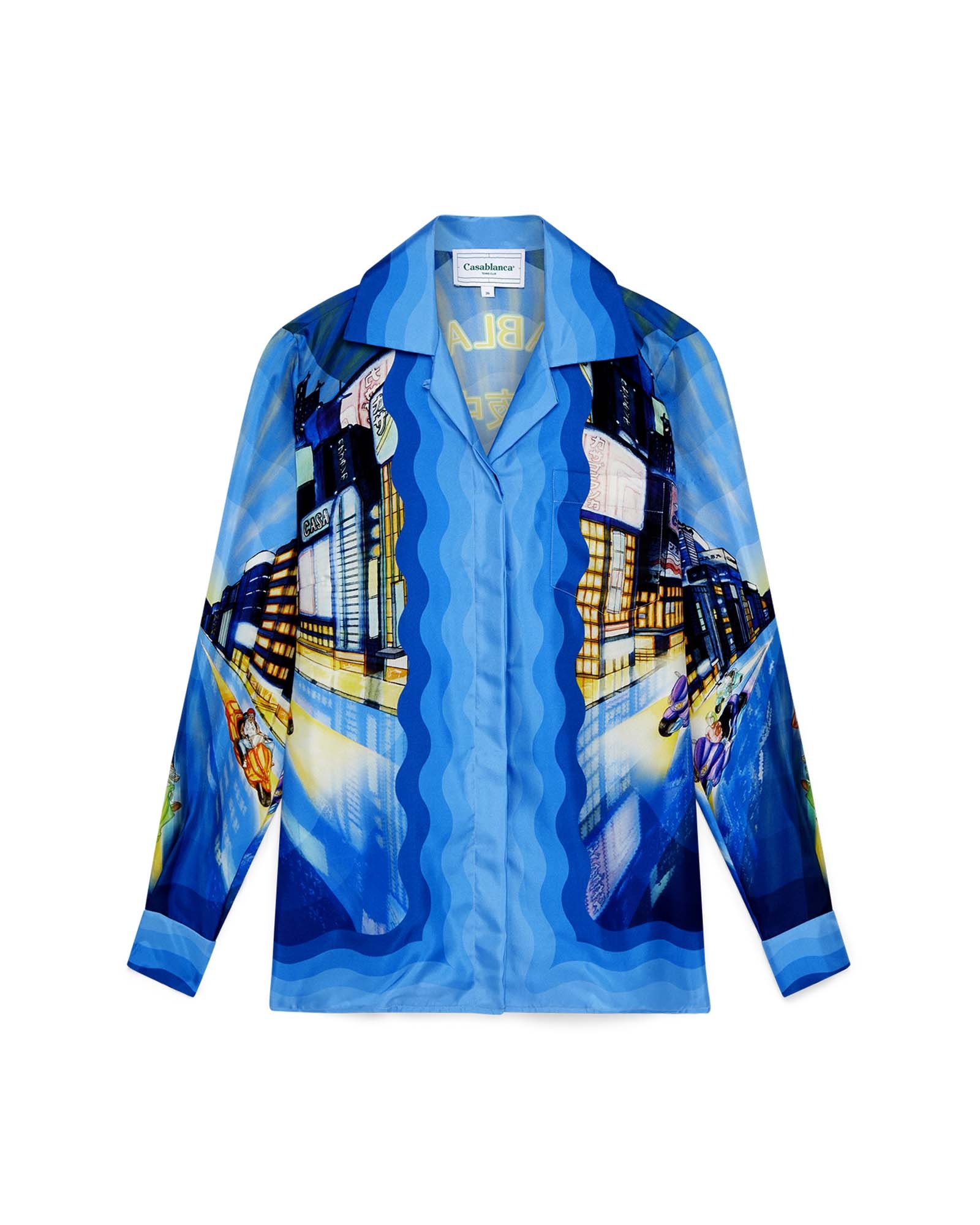 Tokyo Night Silk Shirt - 1