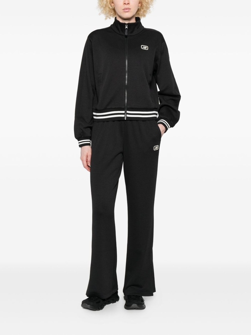 New Balance elasticated-waistband split-hem trousers outlook