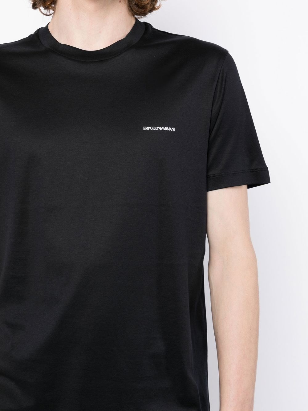 Logo cotton blend t-shirt - 5