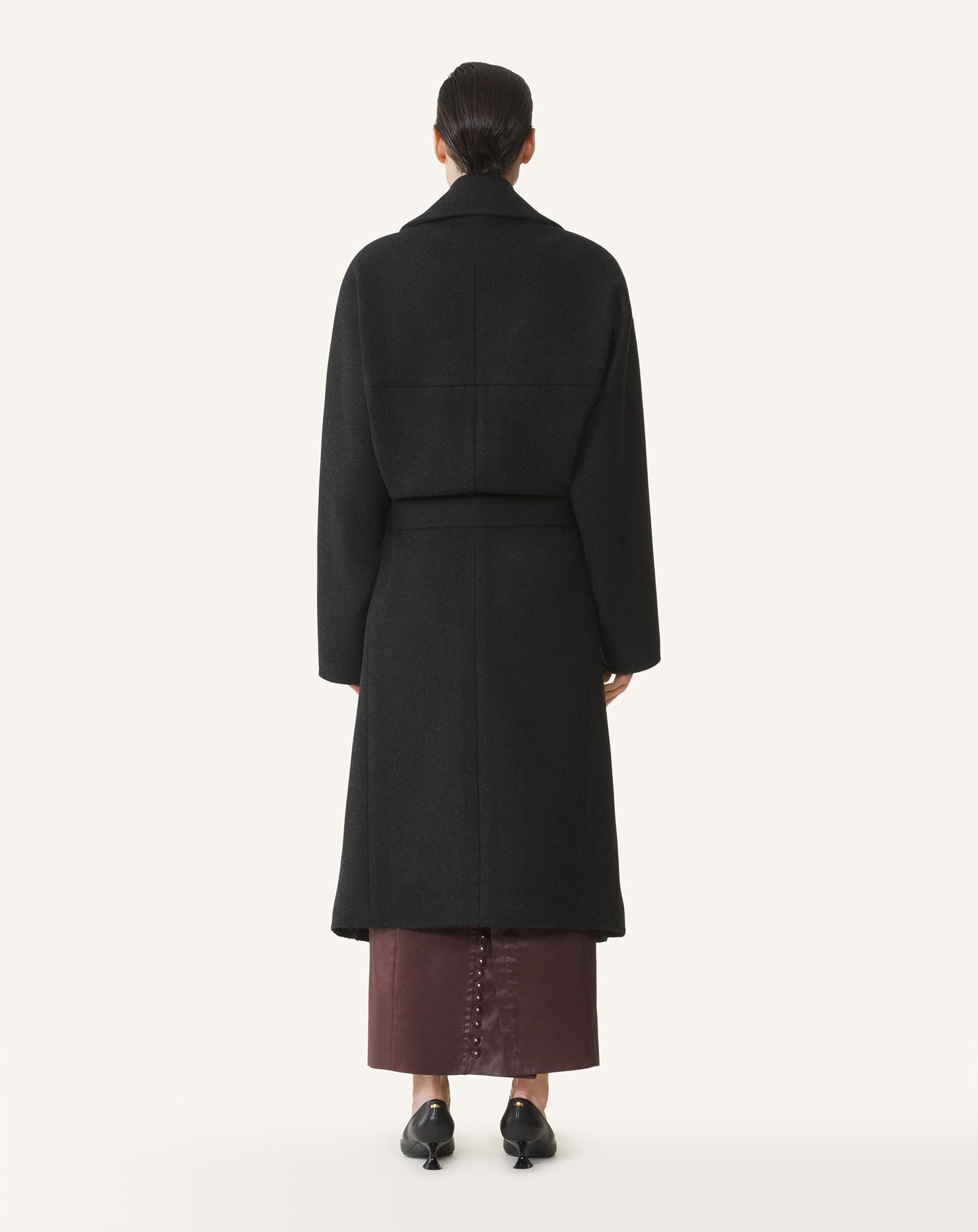 LONG PEACOAT - 4