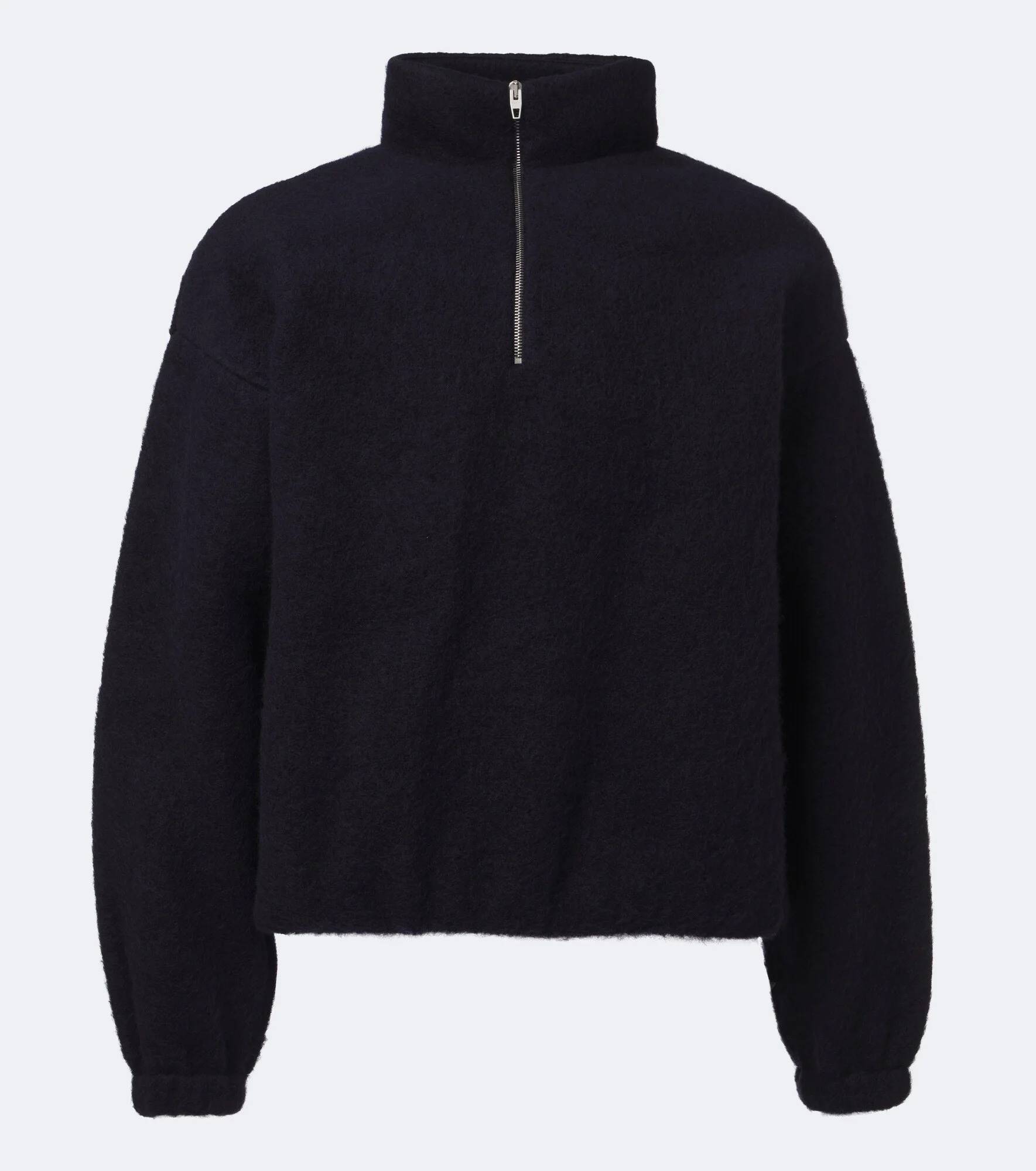 Wool-blend half-zip sweater - 1