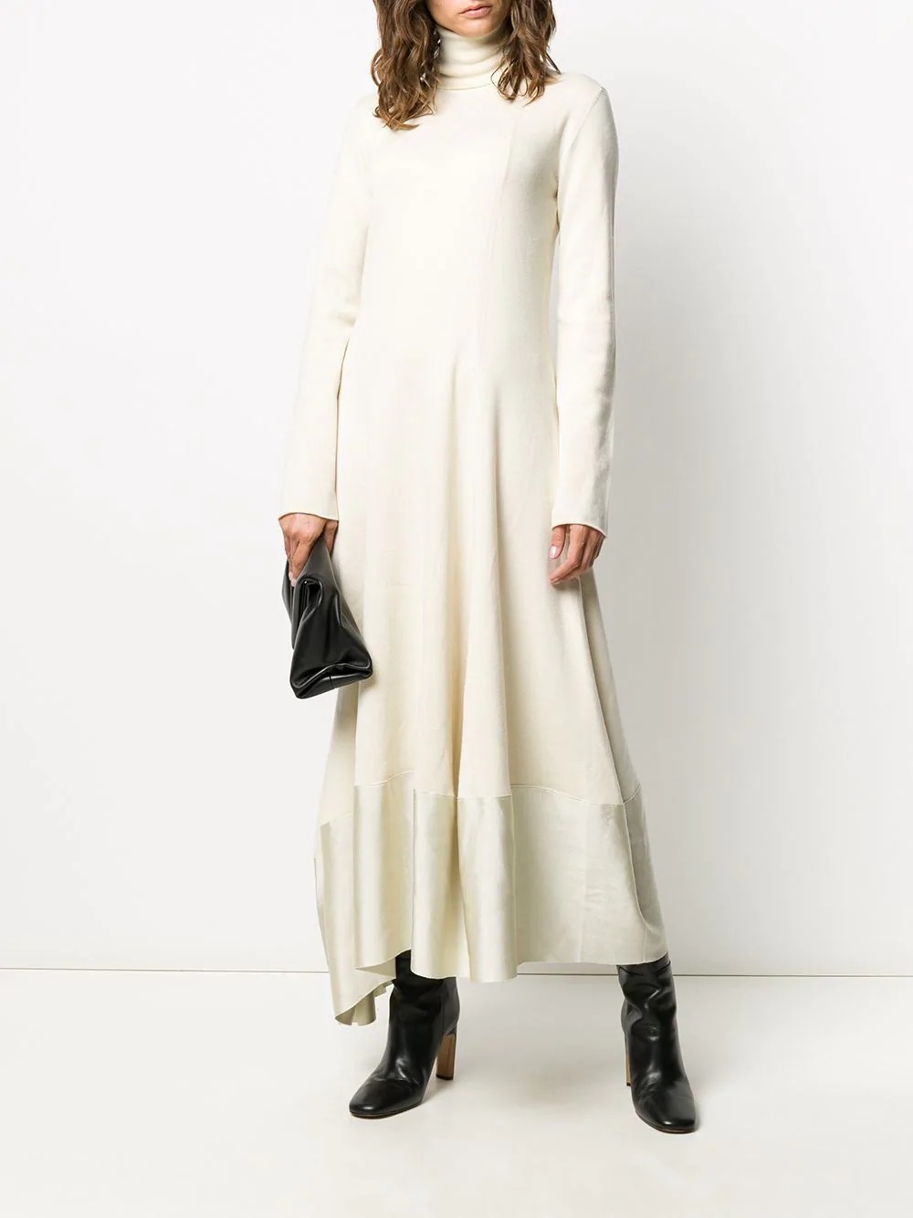 asymmetric knitted dress - 2