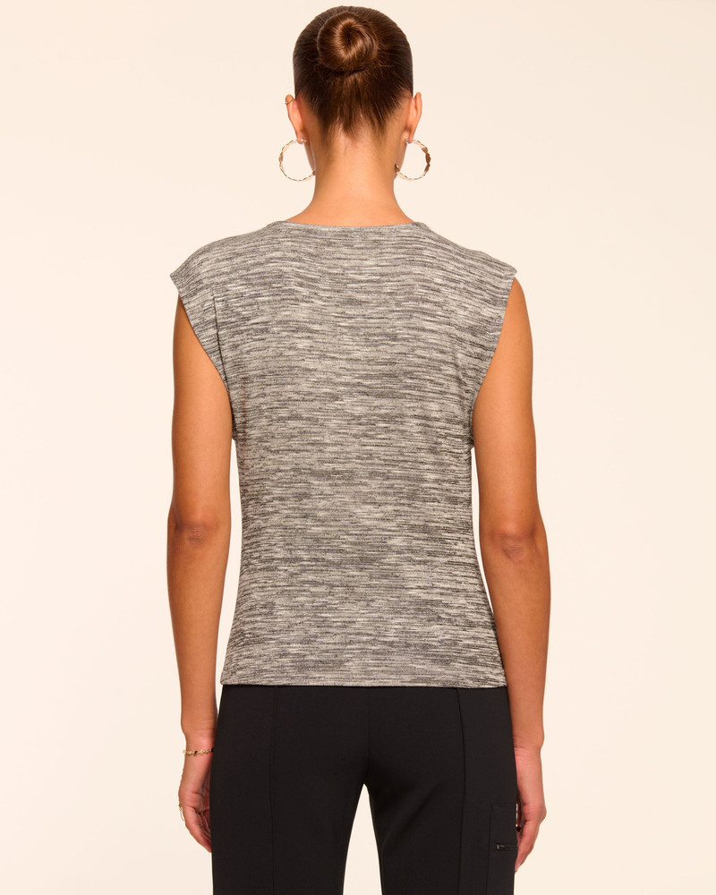 Azul Lurex Knit Cowl Neck Top 3