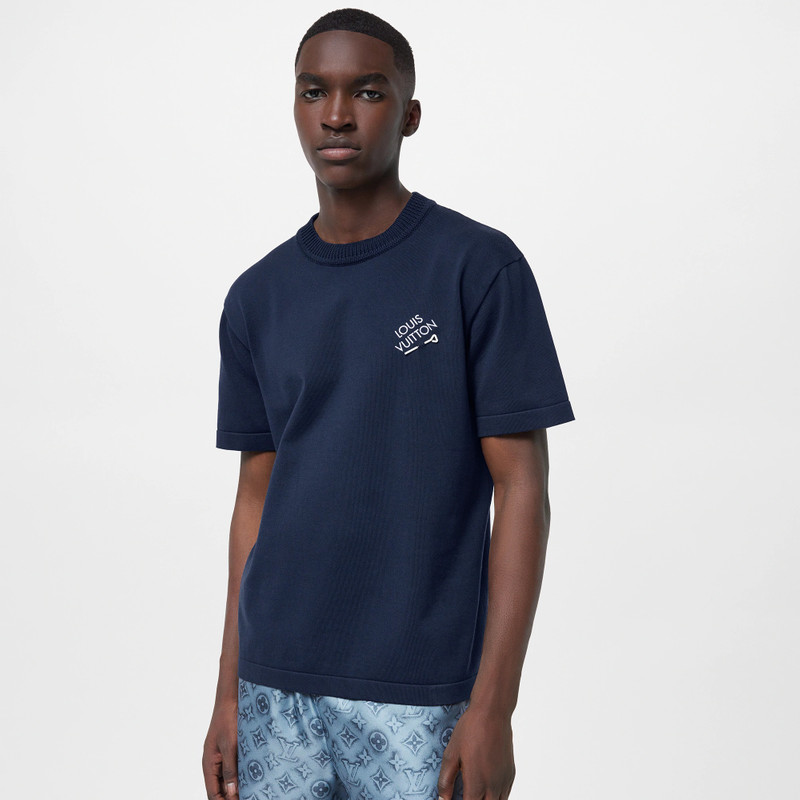 Signature Short-Sleeved Cotton Crewneck 5