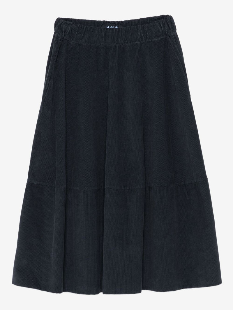 corduroy panelled skirt 1