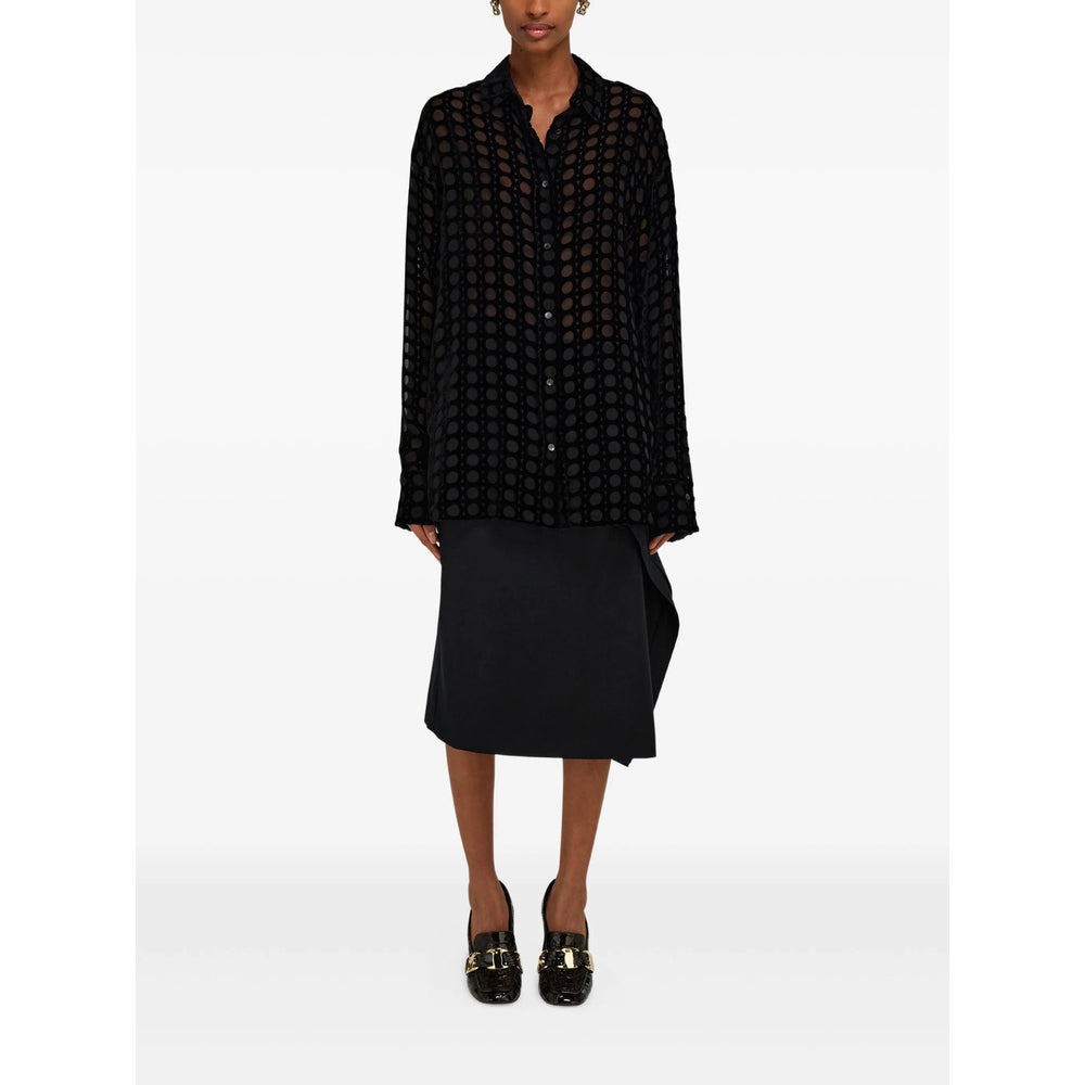 Ferragamo Black Tops - Blouses Women - 4